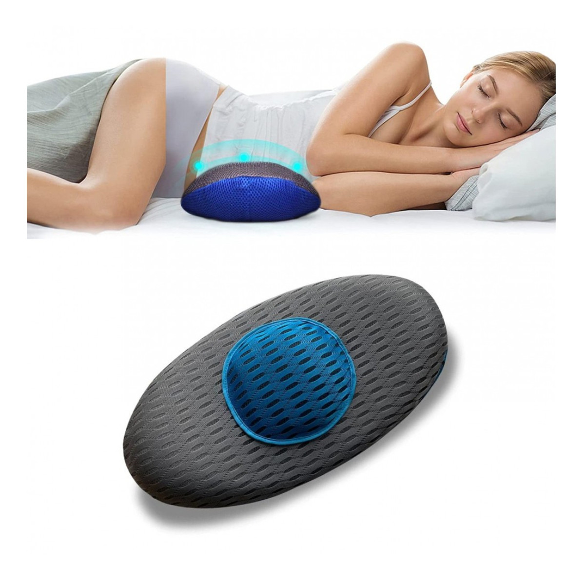 Miniatura 4 de Almohada Apoyo Espalda Lumbar Ergonomica
